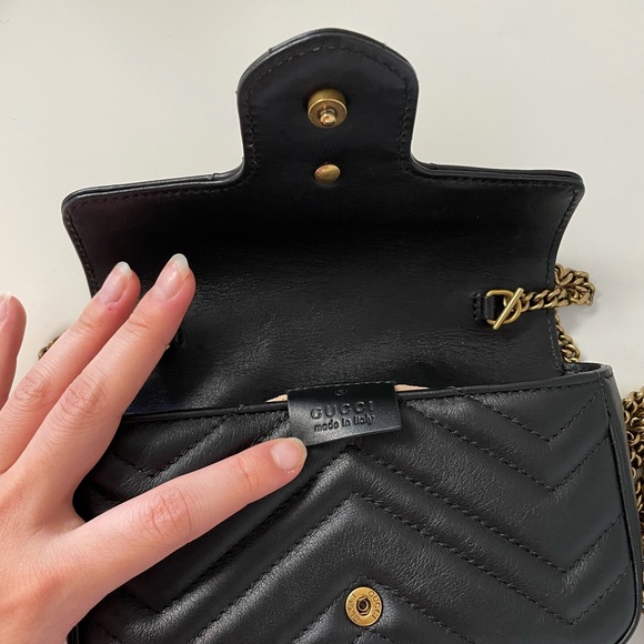 Gucci Marmont Super Mini Black - Picture 4 of 7